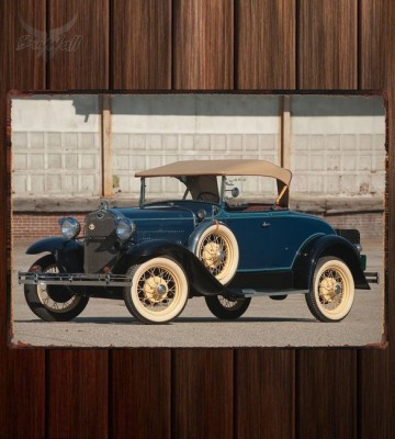 Металлическая табличка Ford Model A Deluxe Roadster 295